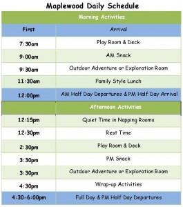 Maplewood Sample Toddler Daily Schedule-page-001